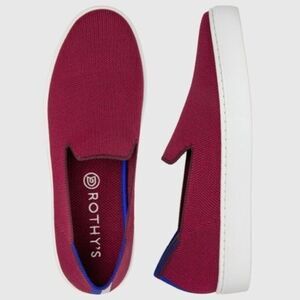 EUC Rothy's The Original Slip On Sneaker, Garnet, Sz. 7